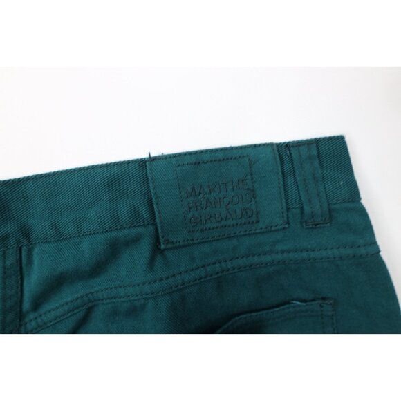 Deadstock Vtg 90s Marithe Francois Girbaud Mens 40x34 Baggy Wide Leg Jeans Green - Picture 13 of 13
